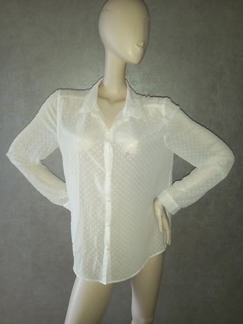 chemise blanche transparente taille 42