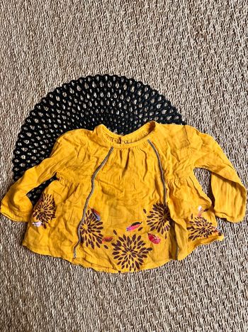 Blouse moutarde catimini