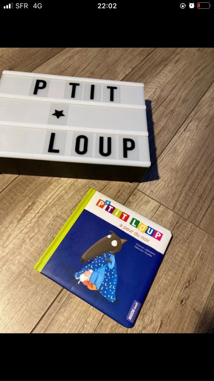 P’tit loup a peur du noir