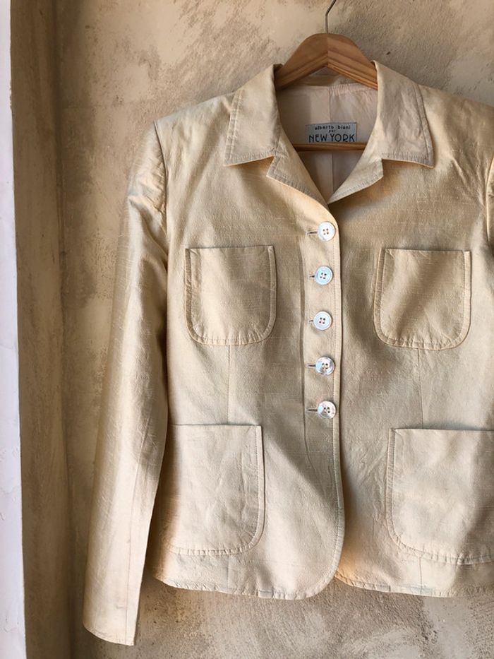 Jolie veste jaune pastel vintage M