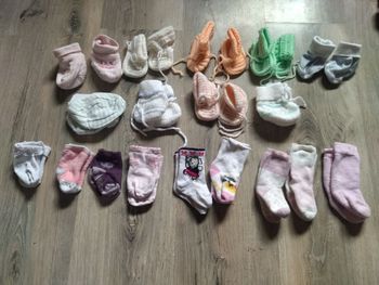 Lot fille chaussettes collants
