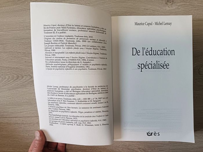 De l'éducation spécialisée
Capul Maurice/Lemay Michel - photo numéro 7