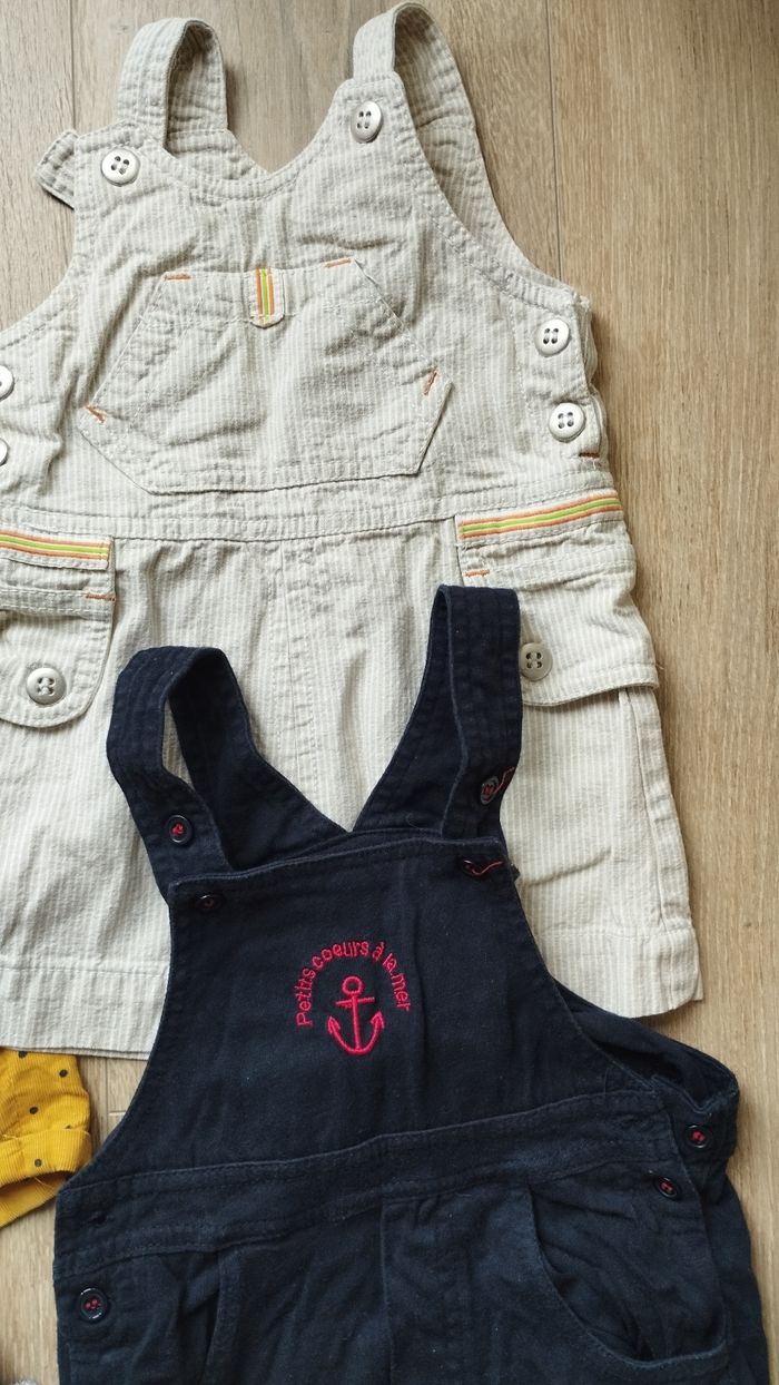 Lot de 4 salopettes 24 mois - photo numéro 3