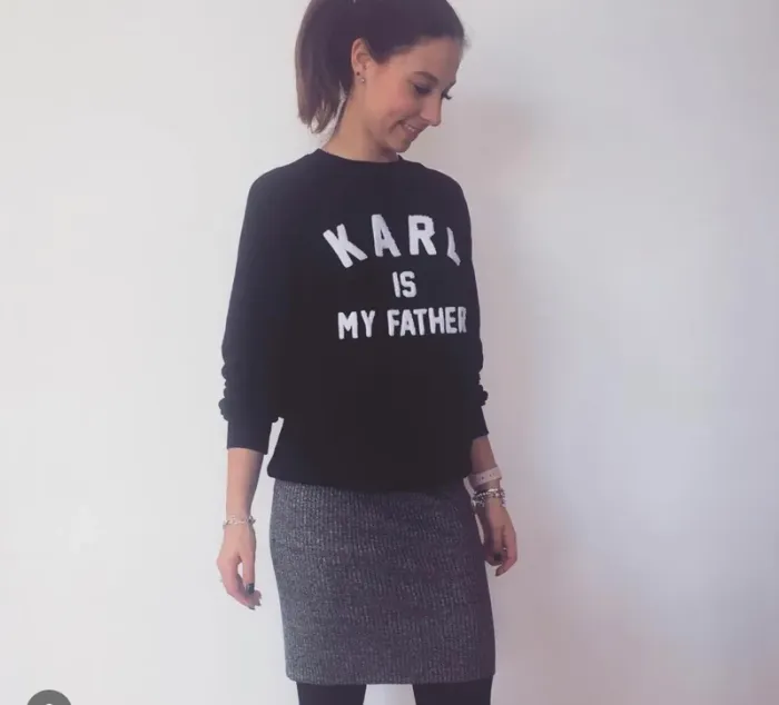 Jupe crayon en laine
