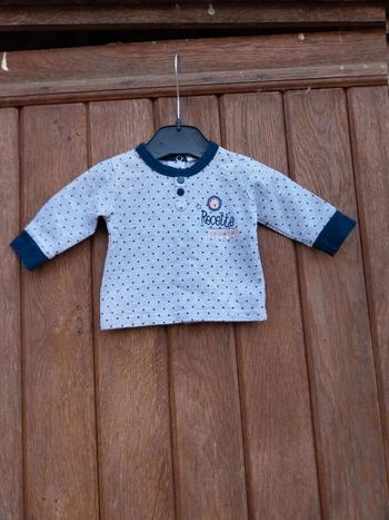 Tee-shirt manche longue 1 mois