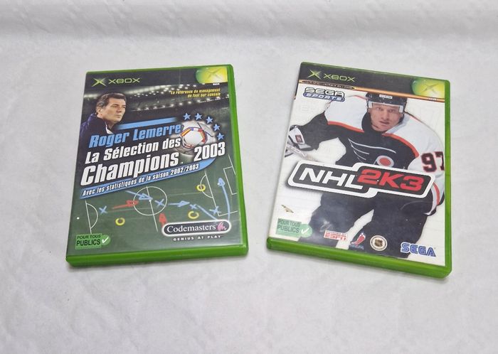 Lot de 2 jeux Xbox première génération
