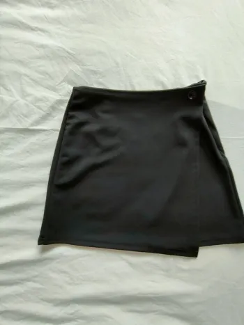 Jupe portefeuille noire Taille 38