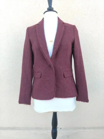 Veste cintrée élégante Caroll t40 100%laine