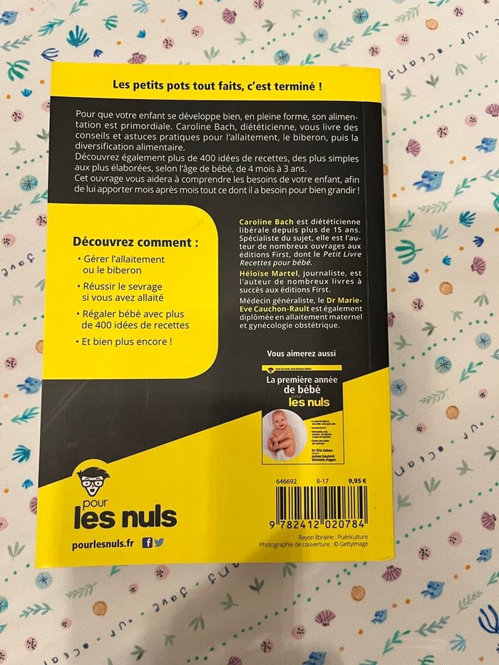 L’alimentation de bébé pour les nuls (livre) - photo numéro 2