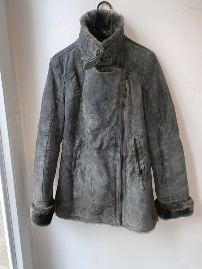 Manteau en cuir