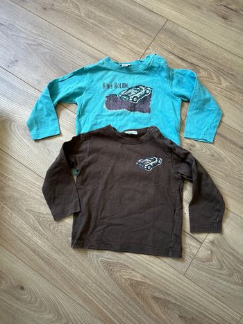 Lot 2 manches longues vertbaudet