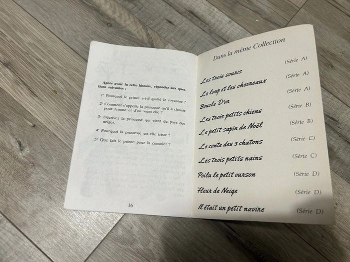 Livre des années 90 , fleur de neige - photo numéro 7