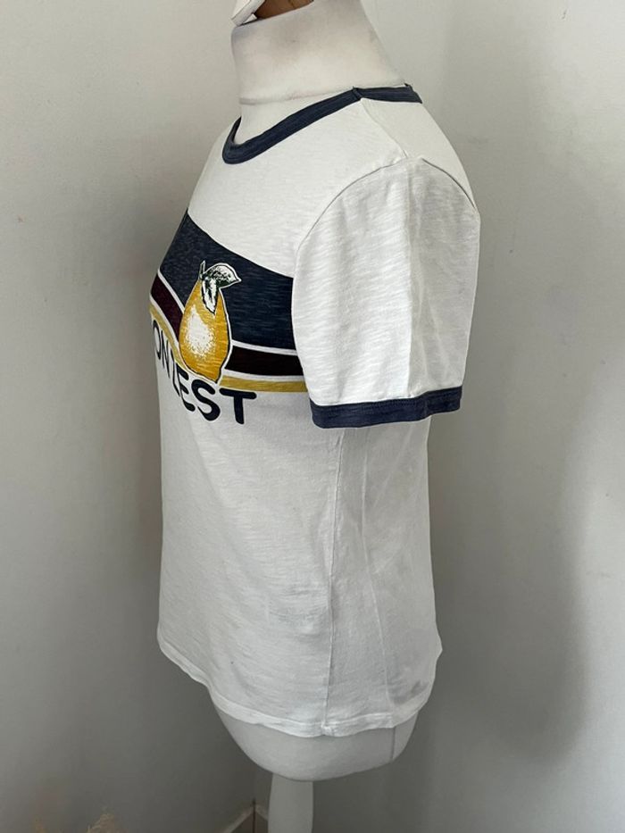 T-shirt blanc Bash lemon zest S - photo numéro 2