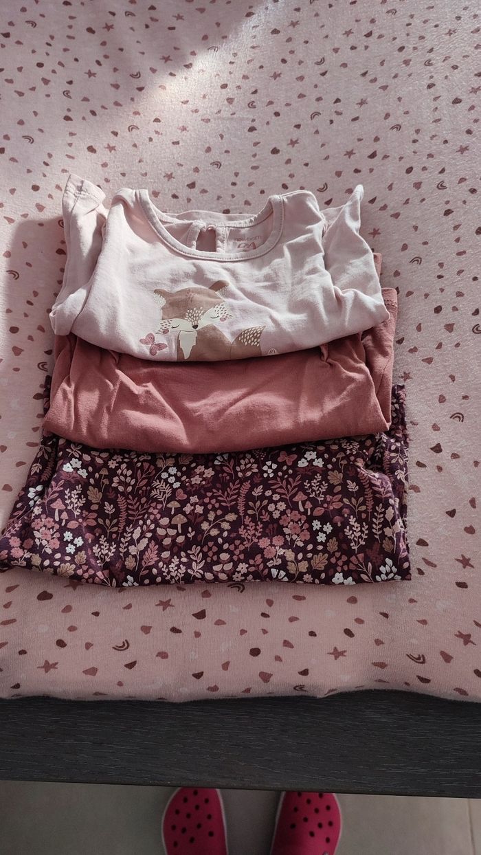 Lot de 3 T-shirt manche longue C&A