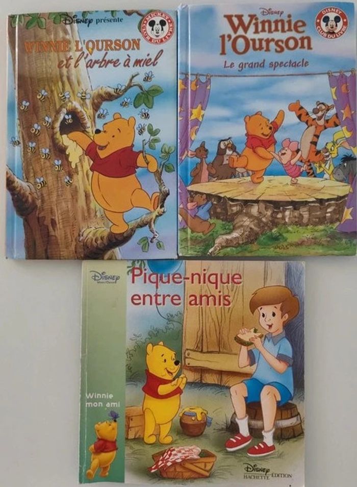 3 livres Winnie