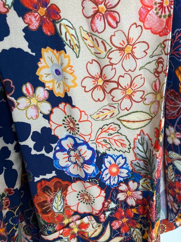 Veste fleurie carnaby taille 40 - photo numéro 3