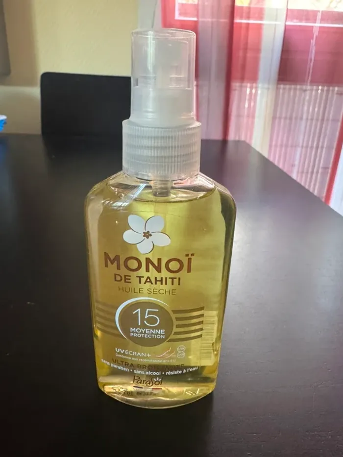 Monoï de tahiti huile sèche fps15