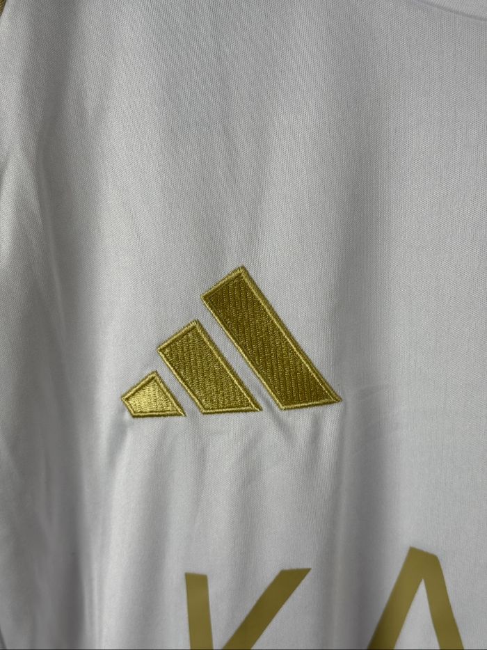 Maillot Al-Nassr Blanc & Or – Adidas – Taille M - photo numéro 4