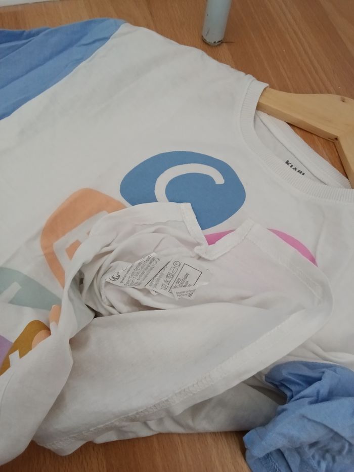 Tee-shirt Kiabi blanc et multicolore - photo numéro 5