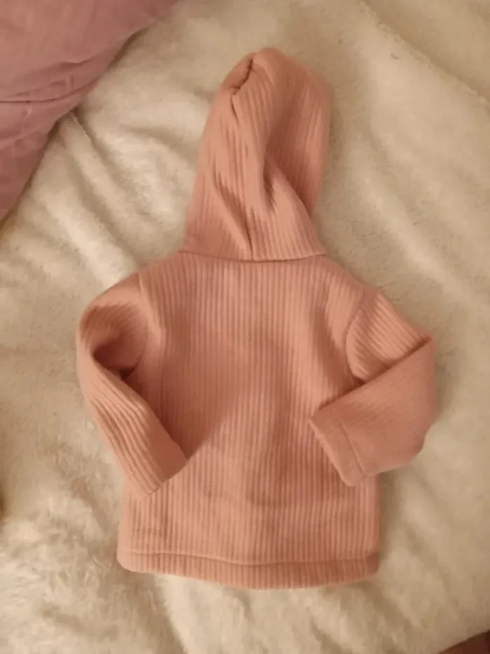 Gilet shein bébé rose - photo numéro 2