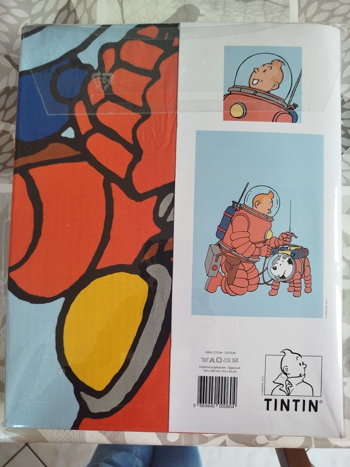 Parure housse de couette Tintin Scaphandre - photo numéro 2