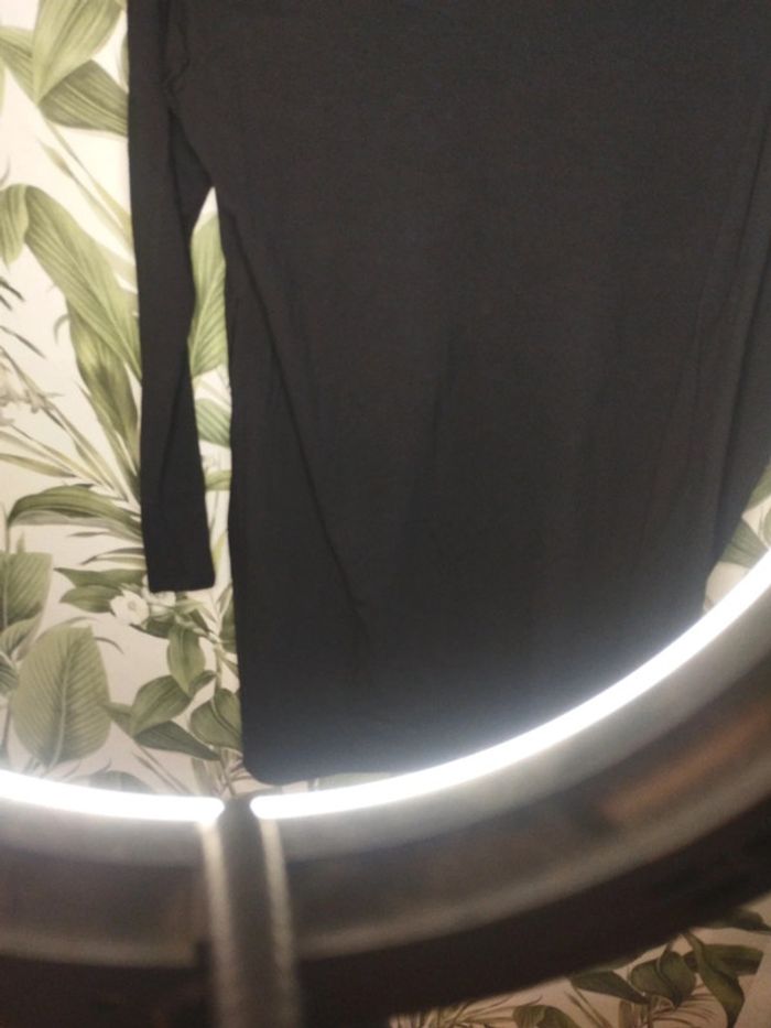 Robe basique noir longue manches m&s taille l - photo numéro 5