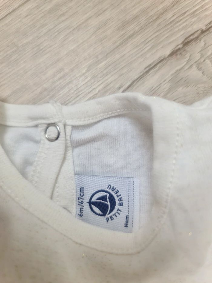 Tee-shirt manches longues pois dorés Petit bateau - photo numéro 4