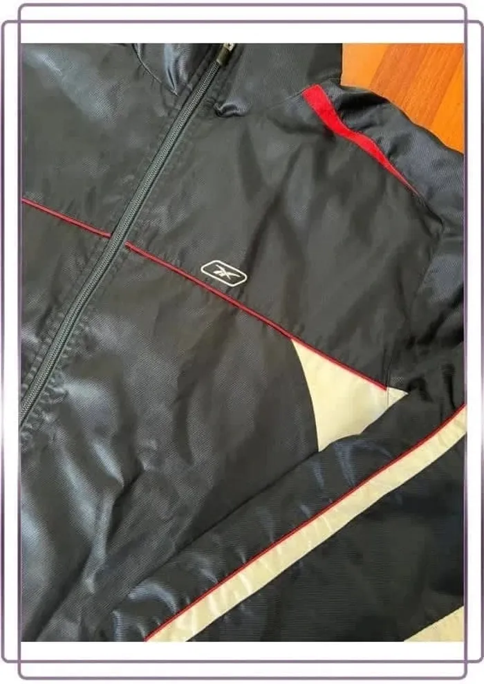 Veste vintage homme Reebok L Y2K Men track jacket - Herren Trainingsjacke - Giacca sportiva uomo - photo numéro 3