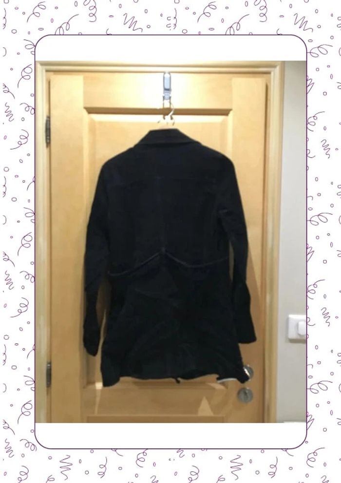 Manteau en velours noir Jennyfer - photo numéro 4