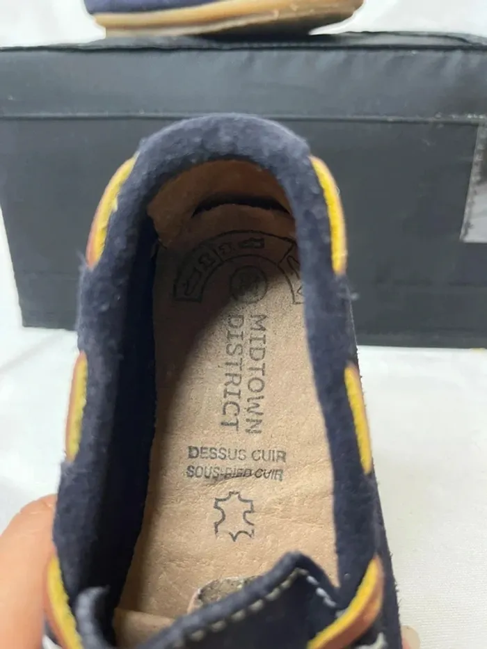 Mocassins bateau bleues garçon 23 - photo numéro 3