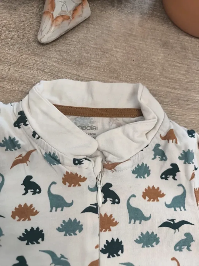 Pyjama grenouillère légère garçon 12 mois obaibi - photo numéro 9