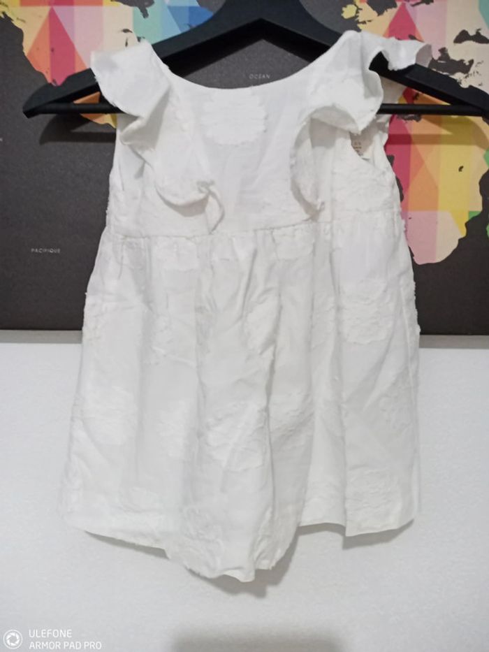 Robe Zara 24 mois blanche - photo numéro 2