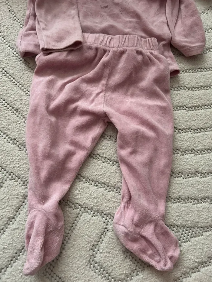 Pyjama deux pièces rose - photo numéro 2