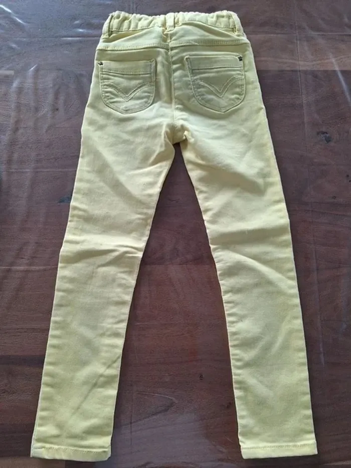 Pantalon jaune Vertbaudet 6 ans - photo numéro 4