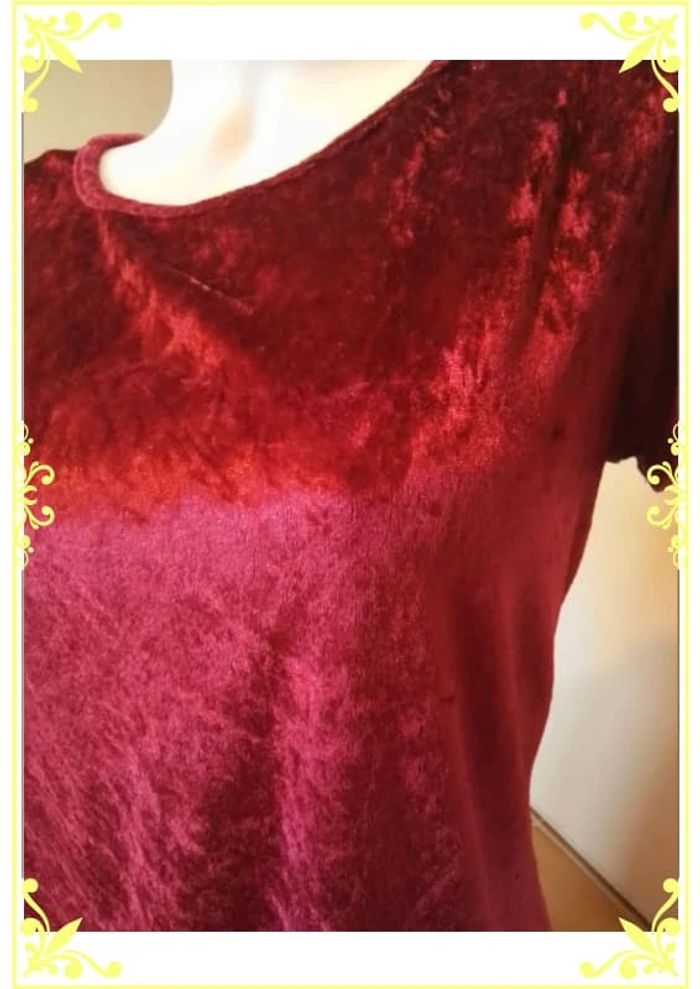 Robe velour - photo numéro 4