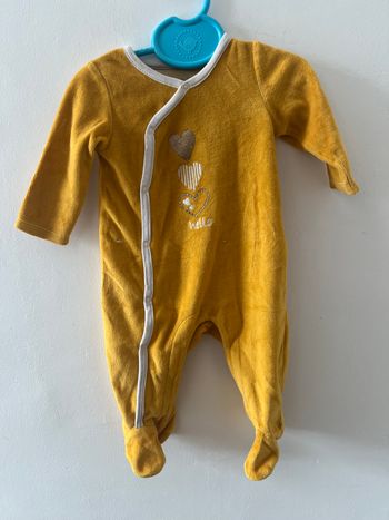 Pyjama moutarde