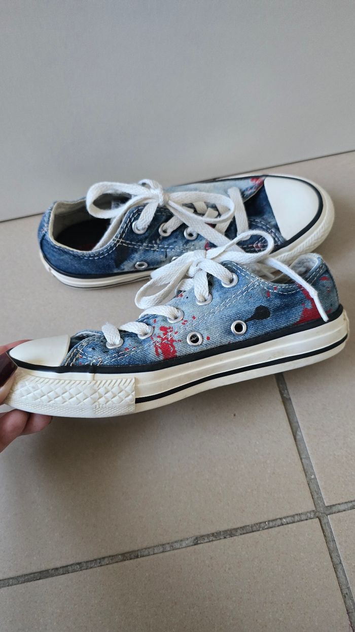 Converse all star effet jean pointure 29 - photo numéro 3