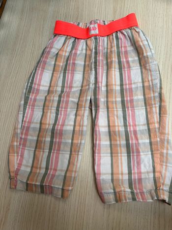 Pantalon de pyjama rayé multicolore Gap taille 4 ans