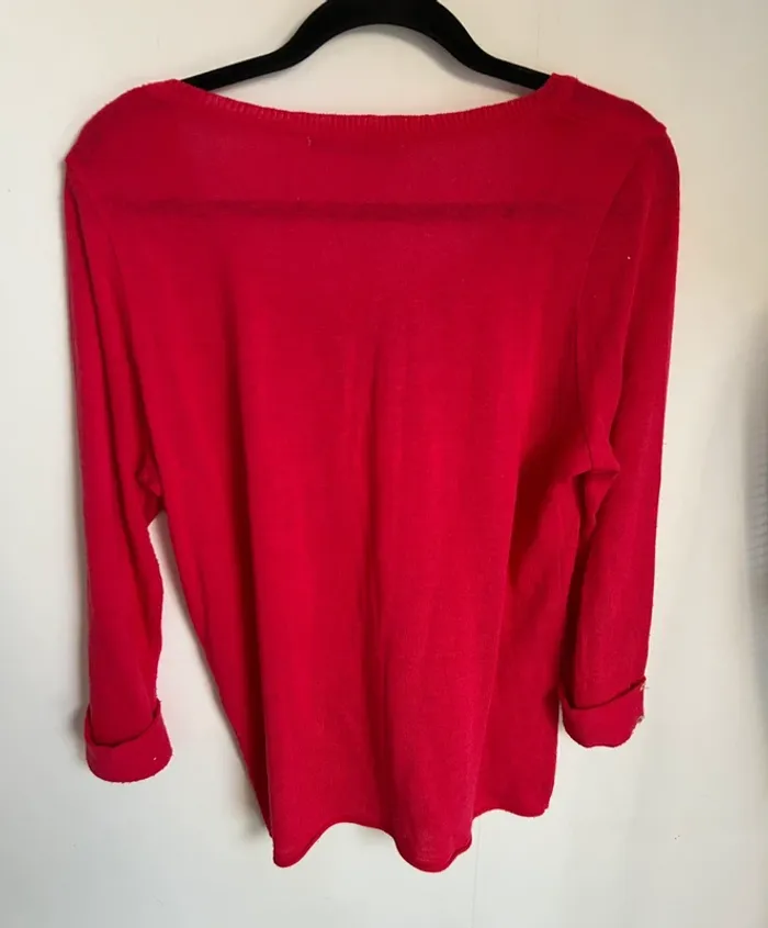 Jolie pull fin rose femme taille 4 c’est beau la bien - photo numéro 4