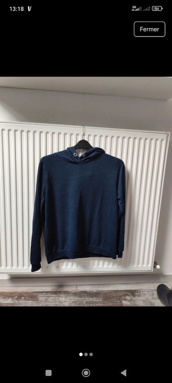 Pull bleu marine