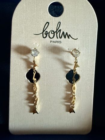 Boucle d’oreilles pendantes Bohm