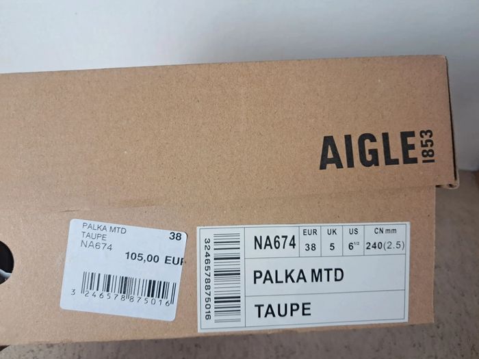 Aigle chaissures de marche P.38 en tbe - photo numéro 14
