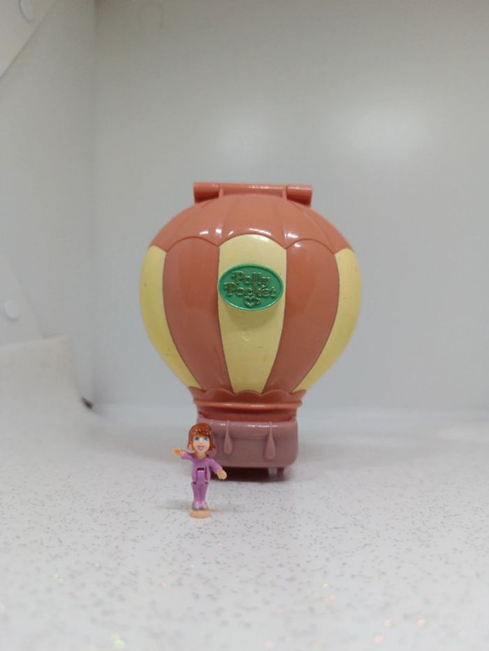 Polly pocket bluebird montgolfière balloon haut loin attraction manège UP away holiday miniature - photo numéro 11