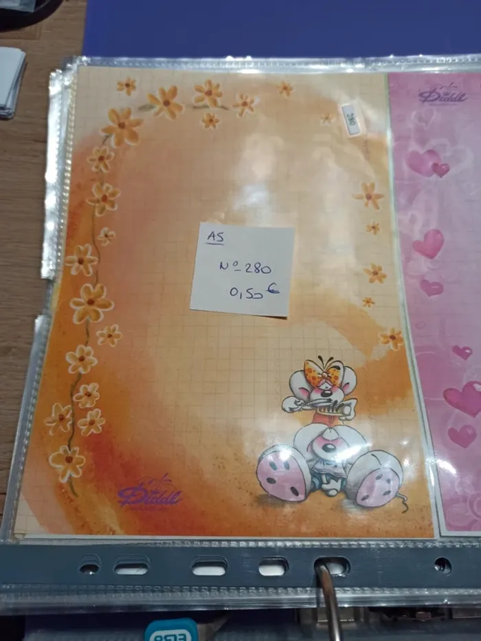 Feuille Diddl A5 280 0,50€