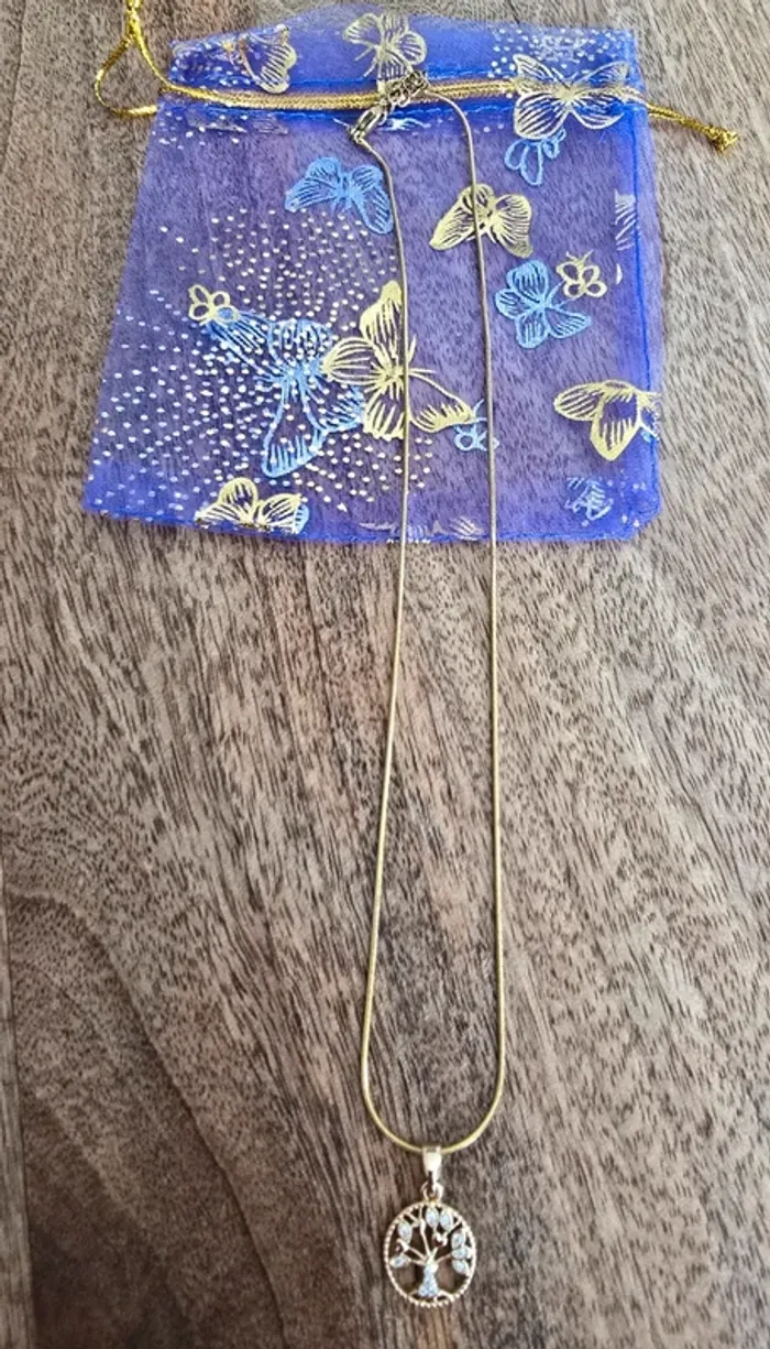 Collier arbre de vie acier - photo numéro 4
