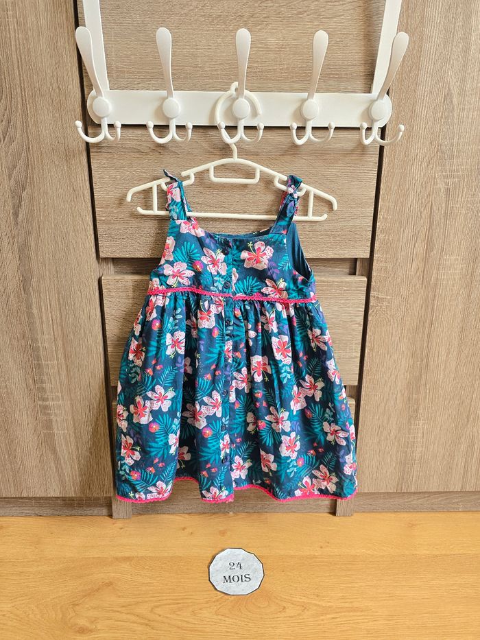 Vêtement Bébé Fille - Robe bretelle fleurie - photo numéro 5