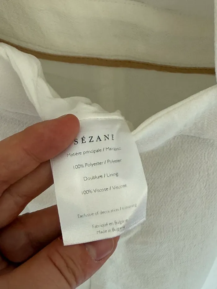 Combinaison Vani Sézane blanche - photo numéro 8