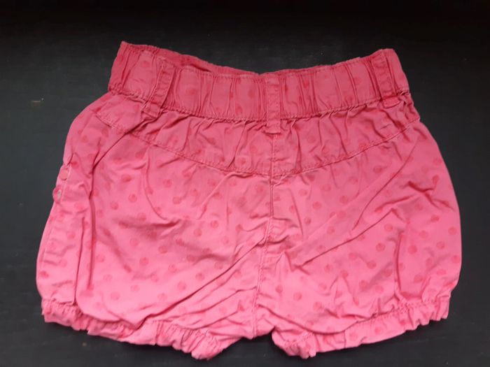 Short 23 mois fille rose été coquillage obaibi - photo numéro 2