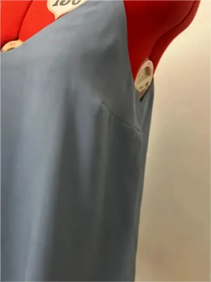 Top fluide à bretelles bleu gris Cubus - photo numéro 3