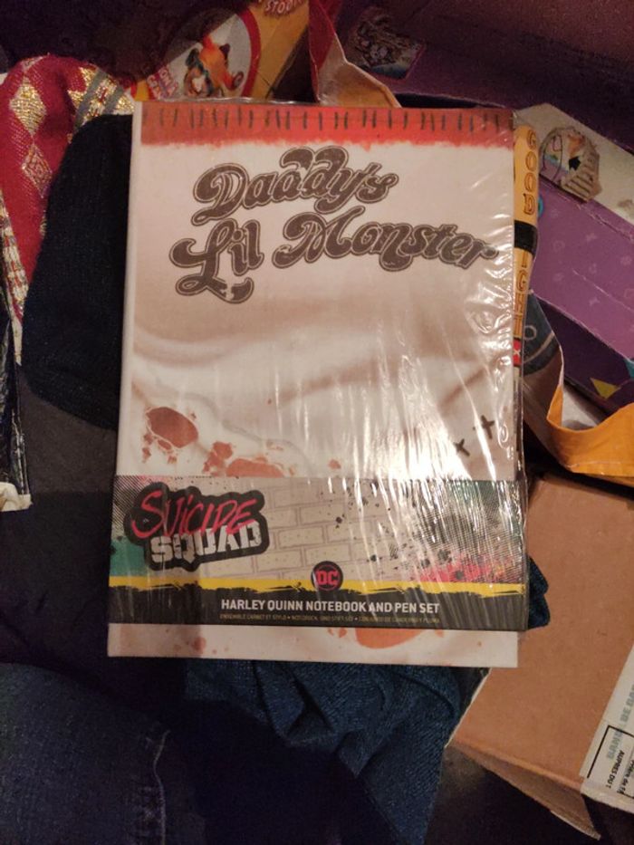 Notebook avec stylo Harley queen neuf